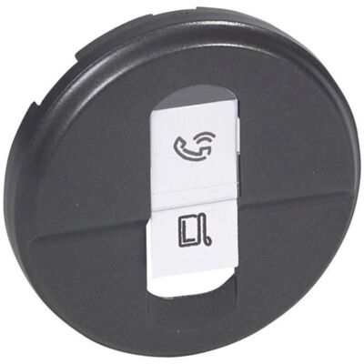Legrand 067951 Placa de pared - RJ45 - Grafito - Cubierta de pared Legrand 067951 Placa de pared - RJ45 - Grafito - Cubierta de pared