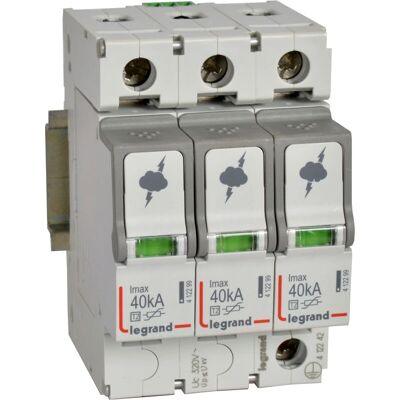 Legrand 412242 Leistungsschalter - Überspannungsschutz Typ 2 40KA 3+0 Legrand 412242 Leistungsschalter - Überspannungsschutz Typ 2 40KA 3+0