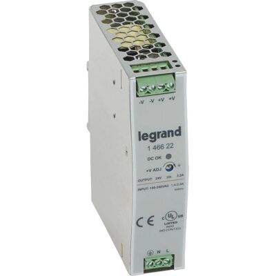 Legrand 146622 Alimentation - 24V, 60VA, Rail DIN - Publicité Legrand 146622 Alimentation - 24V, 60VA, Rail DIN - Publicité