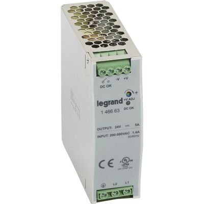 Legrand 146663 Alimentation - 120W, 200-500/24V, Stabilisée - Alimentation - Publicité Legrand 146663 Alimentation - 120W, 200-500/24V, Stabilisée - Alimentation - Publicité