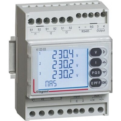 Legrand 412051 Licznik elektryczny - Analizator sieci Legrand 412051 Licznik elektryczny - Analizator sieci