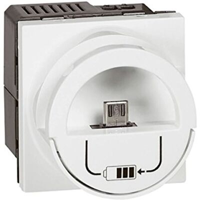 Legrand 077596 Draadloze micro USB-oplader - Stopcontact Legrand 077596 Draadloze micro USB-oplader - Stopcontact