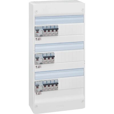 Legrand - 0 930 57 - 3 disjoncteurs différentiels 40A 30mA Type A/AC - Publicité Legrand - 0 930 57 - 3 disjoncteurs différentiels 40A 30mA Type A/AC - Publicité