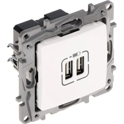 Legrand Niloé 764594 Podwójny ładowarka USB - Gniazdko elektryczne Legrand Niloé 764594 Podwójny ładowarka USB - Gniazdko elektryczne