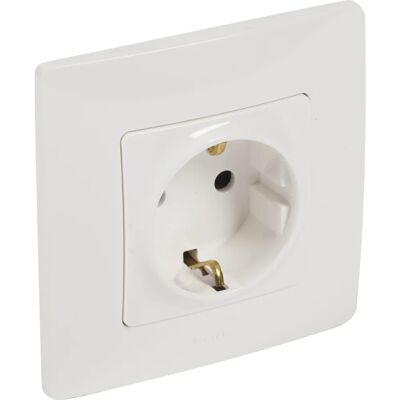 Legrand 396434 Stopcontact - Type F Wit Legrand 396434 Stopcontact - Type F Wit