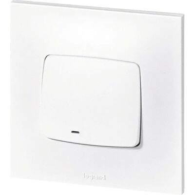 Legrand Neptune - interrupteur va-et-vient avec voyant - blanc - Interrupteur - Publicité Legrand Neptune - interrupteur va-et-vient avec voyant - blanc - Interrupteur - Publicité