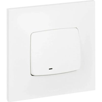 Interruptor Neptune con luz indicadora - Blanco - Certificado CE NF Interruptor Neptune con luz indicadora - Blanco - Certificado CE NF