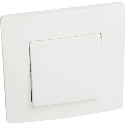 Legrand Wit Lichtschakelaar - Veilige 4 bevestigingspunten Legrand Wit Lichtschakelaar - Veilige 4 bevestigingspunten