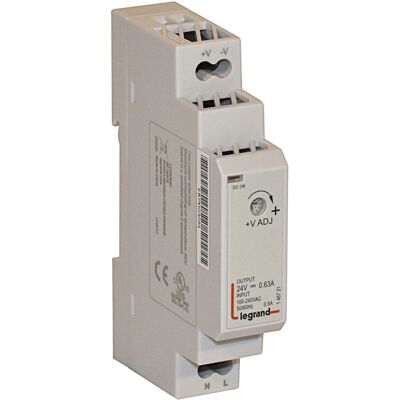 Legrand 146721 Alimentation - 15W, 24V, Monophasée - Publicité Legrand 146721 Alimentation - 15W, 24V, Monophasée - Publicité