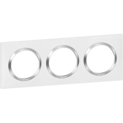 Legrand Plaque Murale Blanche 3 Postes - Housse pour Interrupteur Legrand Plaque Murale Blanche 3 Postes - Housse pour Interrupteur
