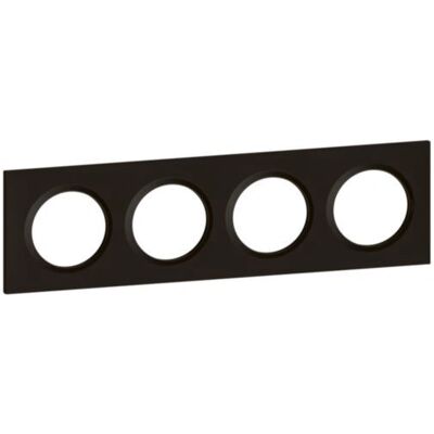 Legrand 600864 Plaque murale - Couverture noire 4 positions - Publicité Legrand 600864 Plaque murale - Couverture noire 4 positions - Publicité