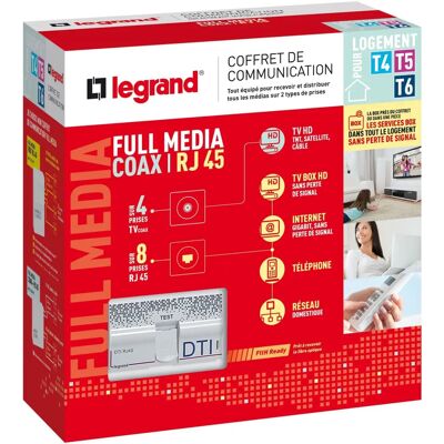 Legrand 093077 - Communicatiebox - Grote behuizing Legrand 093077 - Communicatiebox - Grote behuizing