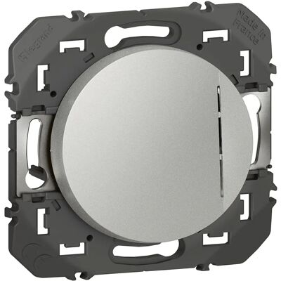 Interrupteur lumineux va-et-vient Legrand Dooxie - Aluminium - Publicité Interrupteur lumineux va-et-vient Legrand Dooxie - Aluminium - Publicité