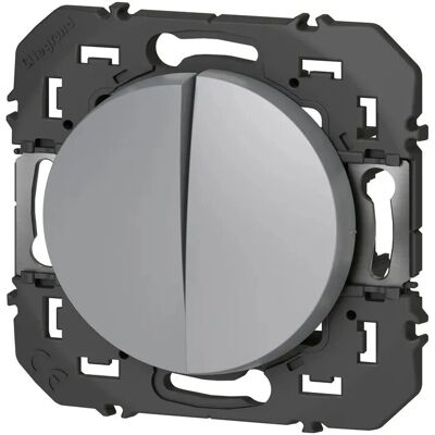 Interrupteur et poussoir Legrand - Aluminium - Certifié CE et NF - Publicité Interrupteur et poussoir Legrand - Aluminium - Certifié CE et NF - Publicité
