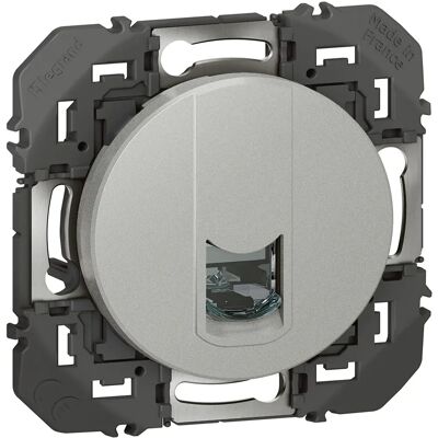 Legrand - Prise Murale RJ45 - Aluminium - Design Moderne - Publicité Legrand - Prise Murale RJ45 - Aluminium - Design Moderne - Publicité