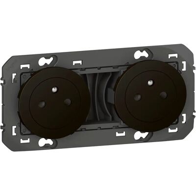Legrand Model Leg95278 Black 2x2P Tripla Power Outlet - Electrical Outlet Legrand Model Leg95278 Black 2x2P Tripla Power Outlet - Electrical Outlet
