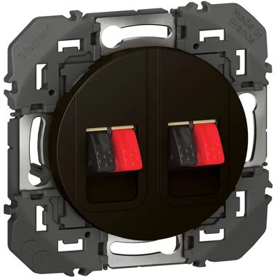 Prise double haut-parleur Legrand Dooxie - Accessoire électrique - Publicité Prise double haut-parleur Legrand Dooxie - Accessoire électrique - Publicité
