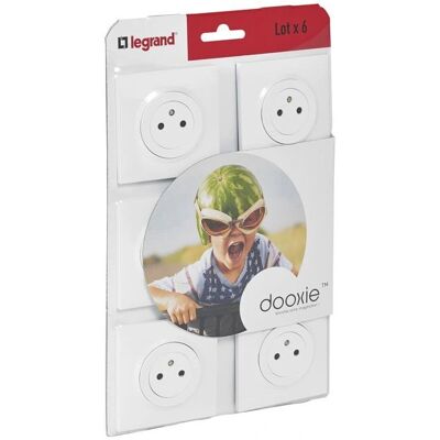 Legrand Dooxie Blanco Set de 6 Enchufes - Enchufe Eléctrico Legrand Dooxie Blanco Set de 6 Enchufes - Enchufe Eléctrico
