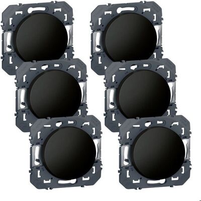 Legrand DOOXIE 6XVV - Interruptor - Negro Legrand DOOXIE 6XVV - Interruptor - Negro