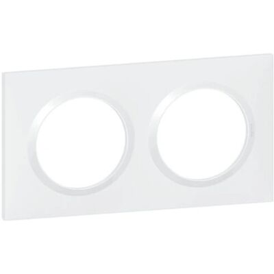 Legrand Muurplaat - 2-Stand, Wit - Cover Schakelaar Legrand Muurplaat - 2-Stand, Wit - Cover Schakelaar