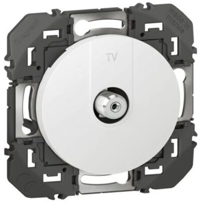 Legrand Modèle 600350 Prise TV Type F - Montage Surface/Encastrée - Publicité Legrand Modèle 600350 Prise TV Type F - Montage Surface/Encastrée - Publicité