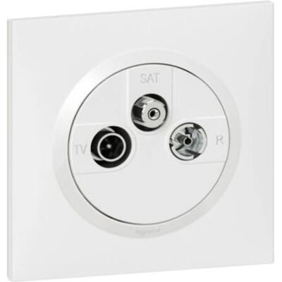 Legrand 600753 Prise Blanche - Socket Outlet - Publicité Legrand 600753 Prise Blanche - Socket Outlet - Publicité