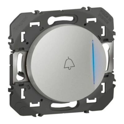 Interrupteur lumineux Legrand GAMBA600118 - Bouton poussoir simple - Publicité Interrupteur lumineux Legrand GAMBA600118 - Bouton poussoir simple - Publicité