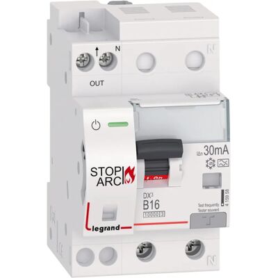 Legrand DX3 Brandvarnskontakt - AFDD & RCD - 415958 Legrand DX3 Brandvarnskontakt - AFDD & RCD - 415958