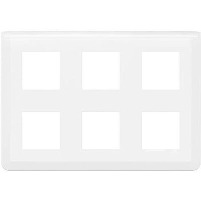 Legrand Modèle 078832L - Plaque de Couverture pour Modules 2x3x2 - Blanc - Publicité Legrand Modèle 078832L - Plaque de Couverture pour Modules 2x3x2 - Blanc - Publicité