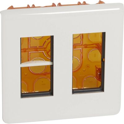 Legrand Weiße 2x4 Mosaic Wandplatte - Schalterabdeckung Legrand Weiße 2x4 Mosaic Wandplatte - Schalterabdeckung