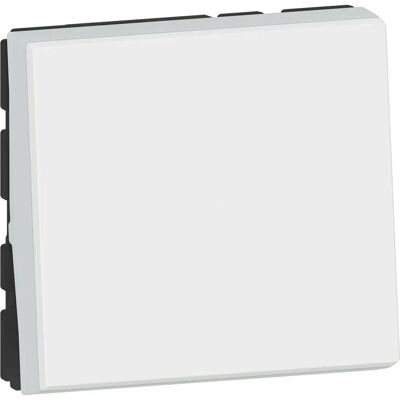 Legrand Mosaic Schakelaar - 2 Modules - Wit Legrand Mosaic Schakelaar - 2 Modules - Wit