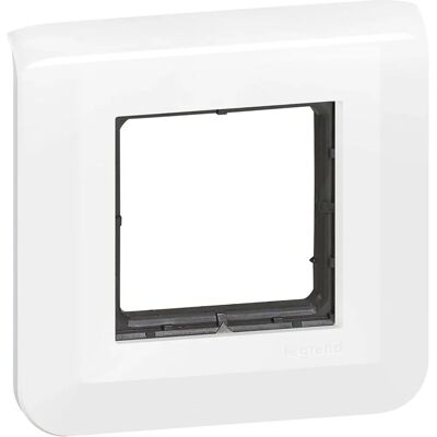 Plaque de support Legrand Mosaico - Supporte 2 modules - Publicité Plaque de support Legrand Mosaico - Supporte 2 modules - Publicité