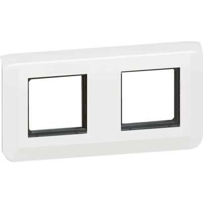 Legrand 99474 Witte muurplaat - Compatibel met Mosaic Legrand 99474 Witte muurplaat - Compatibel met Mosaic