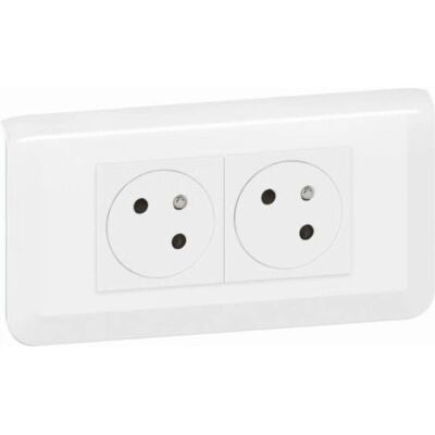 Legrand 200070 Witte 2-polige stopcontact - Stopcontact Legrand 200070 Witte 2-polige stopcontact - Stopcontact