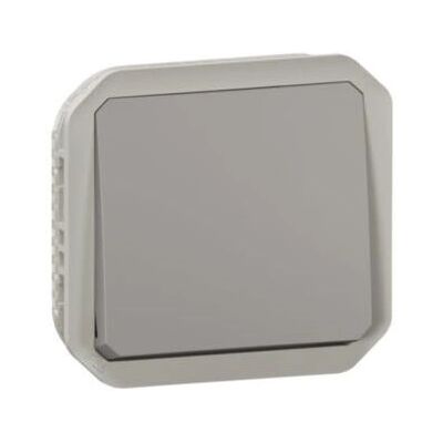 Legrand 069541L - Interrupteur Lumineux - Gris - Publicité Legrand 069541L - Interrupteur Lumineux - Gris - Publicité