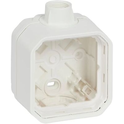 Legrand Vit Ytmonterad Box - IP55, 1 Element Legrand Vit Ytmonterad Box - IP55, 1 Element