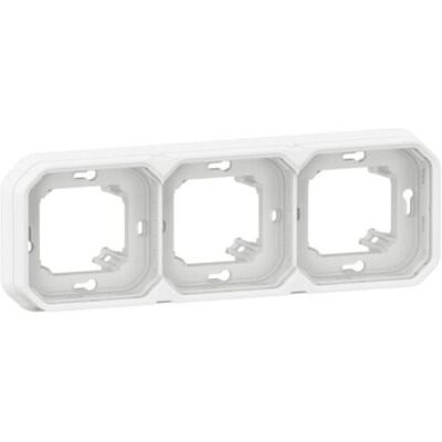 Legrand 069698L Wandplatte - 3 Module - Weiß - Schalterabdeckung Legrand 069698L Wandplatte - 3 Module - Weiß - Schalterabdeckung