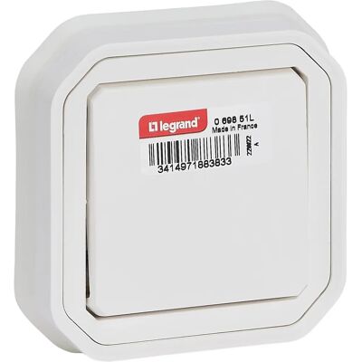 Legrand PLEXO Neue Abdeckung für Feuchtraumaufputz - 1-fach Wechselschalter Legrand PLEXO Neue Abdeckung für Feuchtraumaufputz - 1-fach Wechselschalter