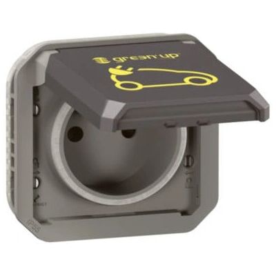 Legrand 069885L Vattentät Uttag Antracit - Uttag Legrand 069885L Vattentät Uttag Antracit - Uttag