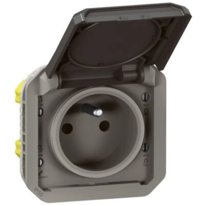 Legrand 069891L Wasserfeste Anthrazit Wandsteckdose Legrand 069891L Wasserfeste Anthrazit Wandsteckdose