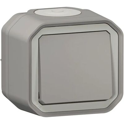 Interruptor impermeable Legrand Plexo - IP55, Gris Interruptor impermeable Legrand Plexo - IP55, Gris