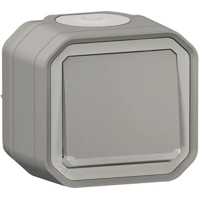 Interruptor Legrand - IP55 Impermeable Reversible Gris 070010 Interruptor Legrand - IP55 Impermeable Reversible Gris 070010