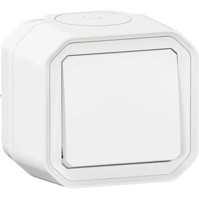 Interruptor impermeable blanco Legrand - 10A - Interruptor Interruptor impermeable blanco Legrand - 10A - Interruptor