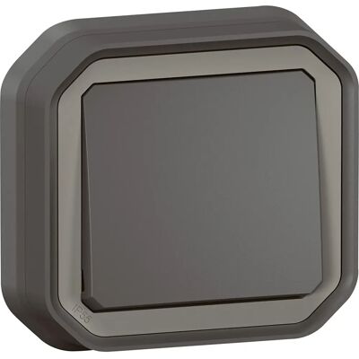 Interrupteur étanche Legrand IP55 - 10A - Anthracite - Interrupteur - Publicité Interrupteur étanche Legrand IP55 - 10A - Anthracite - Interrupteur - Publicité