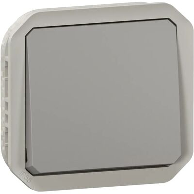Interruptor eléctrico Legrand 0 700 40 - Interruptor con resistente al agua - Gris Interruptor eléctrico Legrand 0 700 40 - Interruptor con resistente al agua - Gris