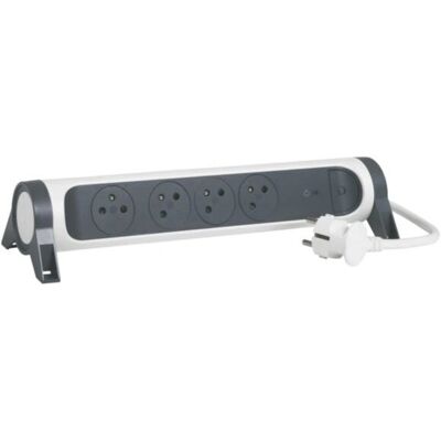 Legrand Modelo 049415 Regleta de corriente - Protector contra sobretensiones - 4 enchufes Legrand Modelo 049415 Regleta de corriente - Protector contra sobretensiones - 4 enchufes