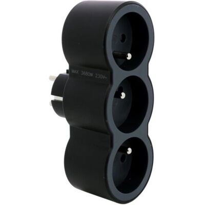 Legrand 049434 Netzsteckeradapter - 3 Steckdosen, Kompakt, 3680W Legrand 049434 Netzsteckeradapter - 3 Steckdosen, Kompakt, 3680W