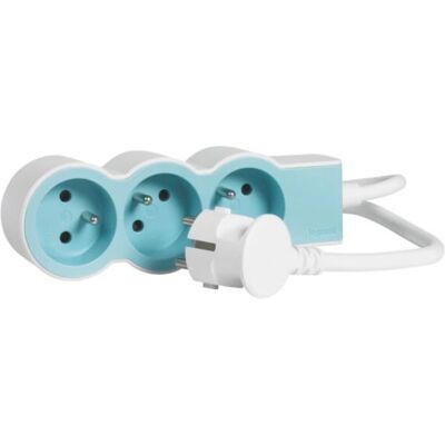 Legrand 049474 Listwa zasilająca - Typ E, 1,5m, Niebieska Legrand 049474 Listwa zasilająca - Typ E, 1,5m, Niebieska