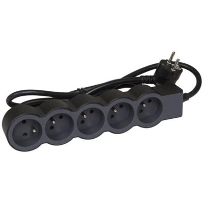 Legrand przedłużacz - 5 gniazdek, kabel 1,5m, kompaktowy Legrand przedłużacz - 5 gniazdek, kabel 1,5m, kompaktowy