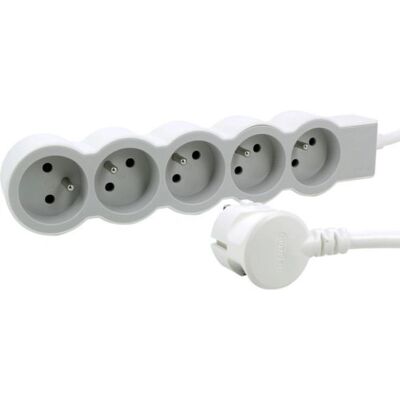 Legrand 049492 Przedłużacz - 5 gniazdek, kabel 3m Legrand 049492 Przedłużacz - 5 gniazdek, kabel 3m